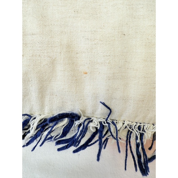 Imperial Collection Floral Flamingo Appliqué Beaded Fringed Throw Pillow - Picture 6 of 13